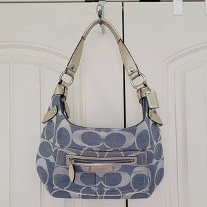 Coach denim purse